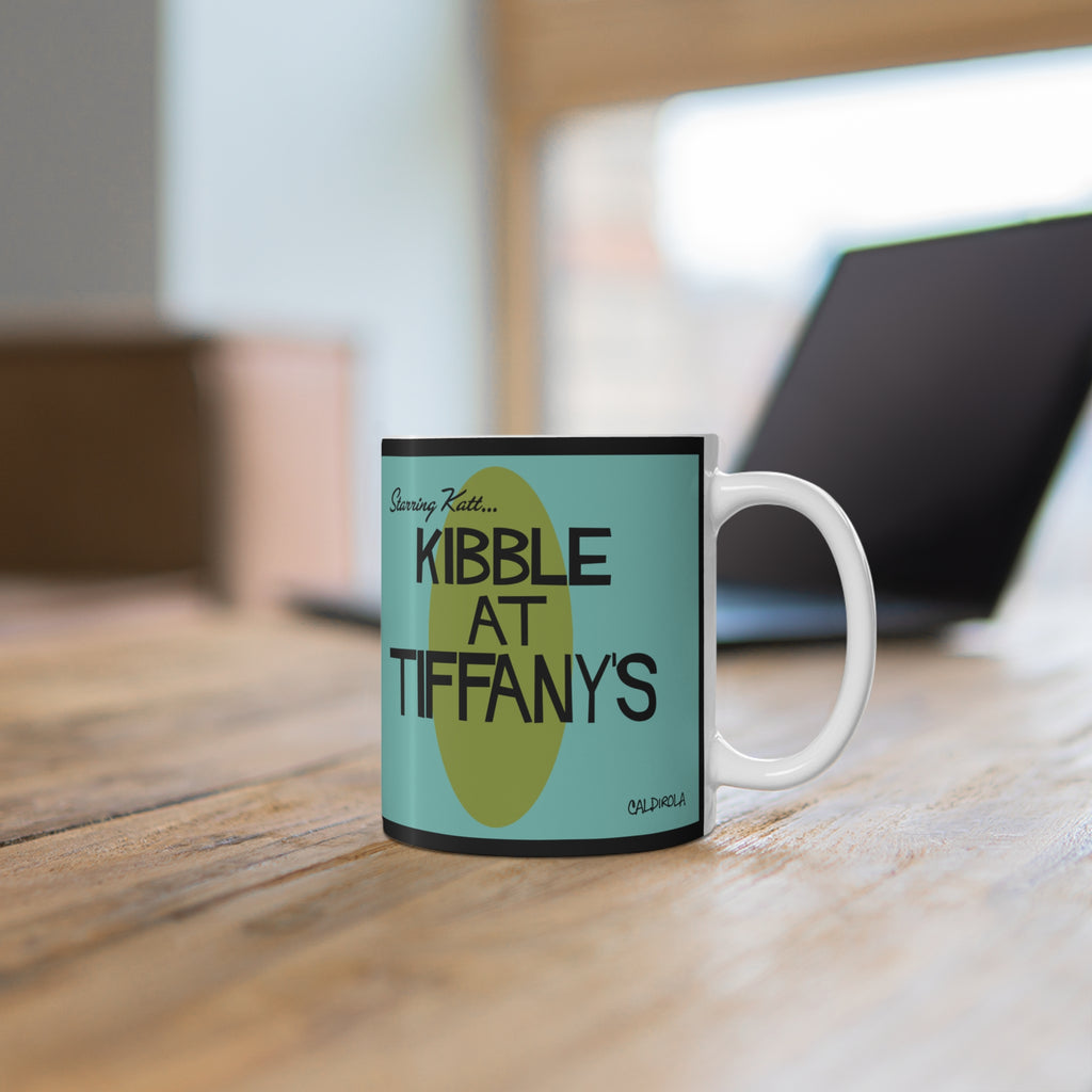 Kibble at Tiffany's – Katt Coffee Mug