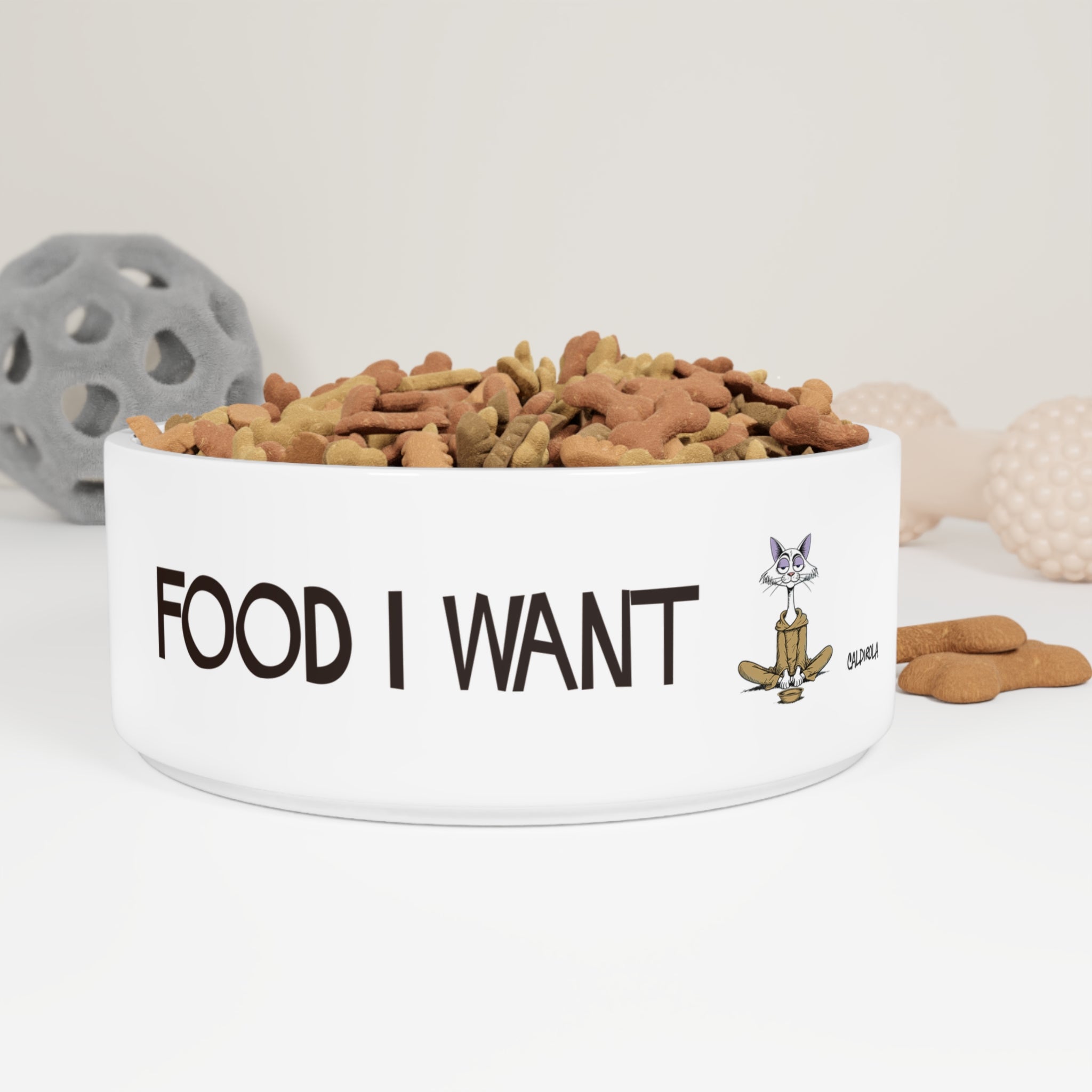 Katt - Food I Want - Funny Cat Bowl