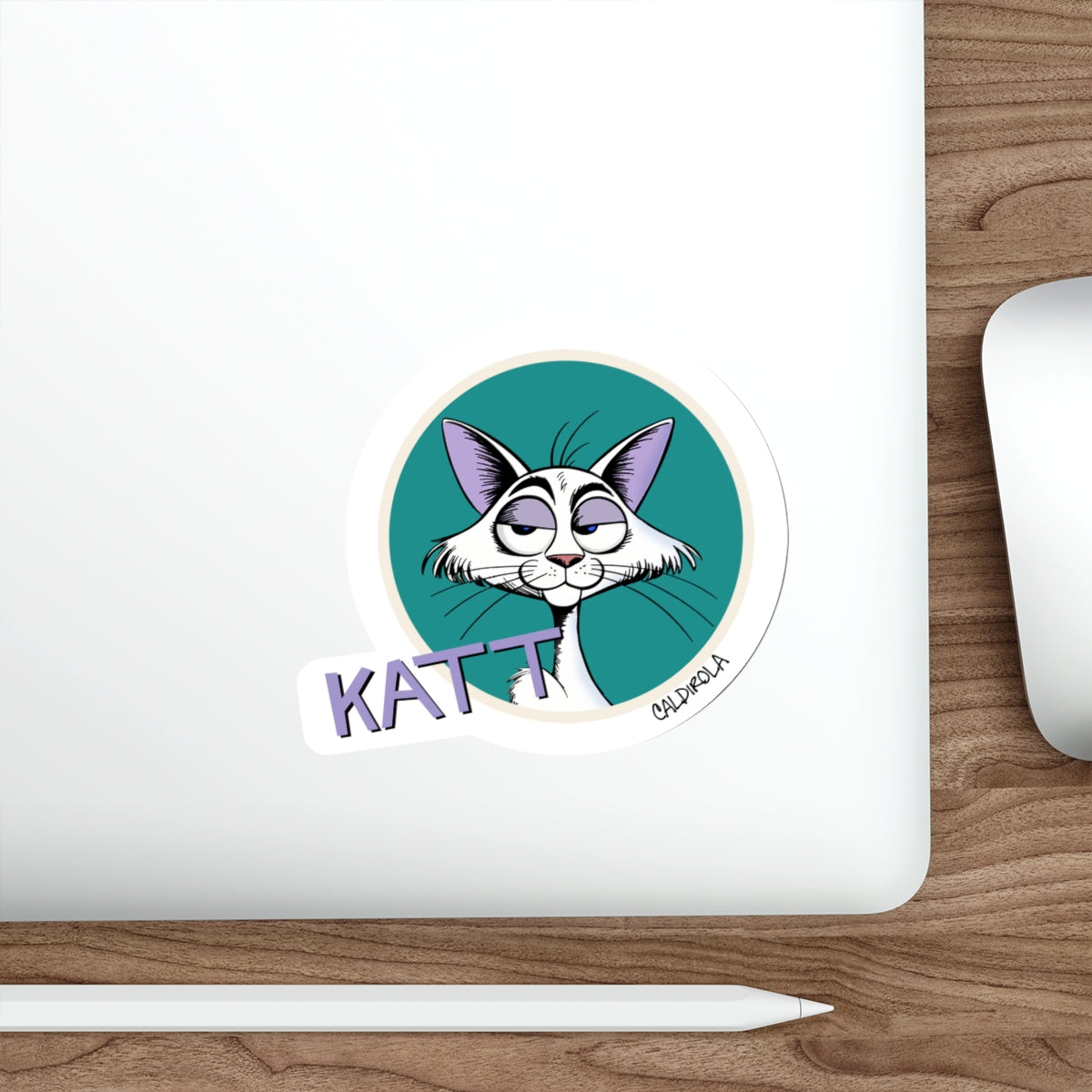 Katt  - Sticker – Attitude Cat Decal (5x5)