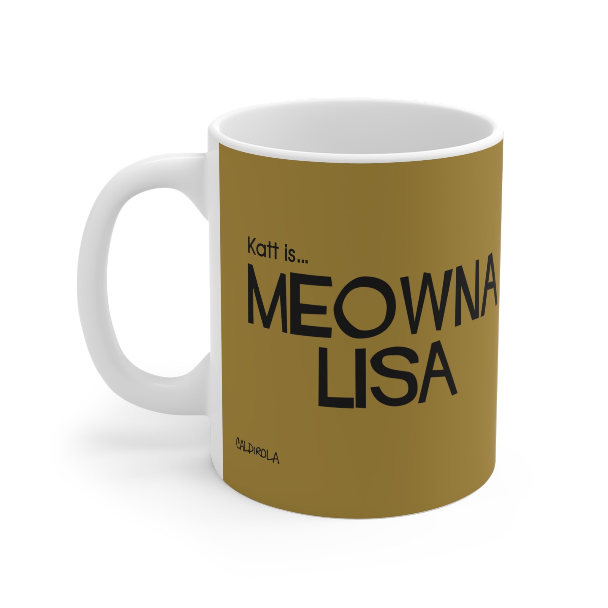 Katt Is... Meowna Lisa – Katt Coffee Mug