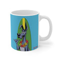 Dog-A-Bunga, Brah! Mug – Funny Great Dane Hawaiian Coffee Mug (11oz)