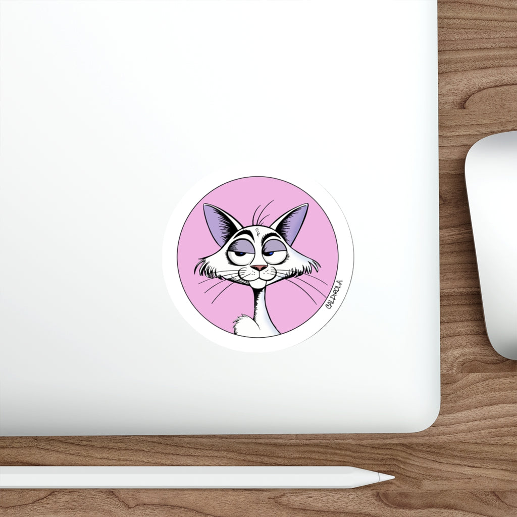 Katt – Katt Portrait – Die-Cut Sticker (3x3)