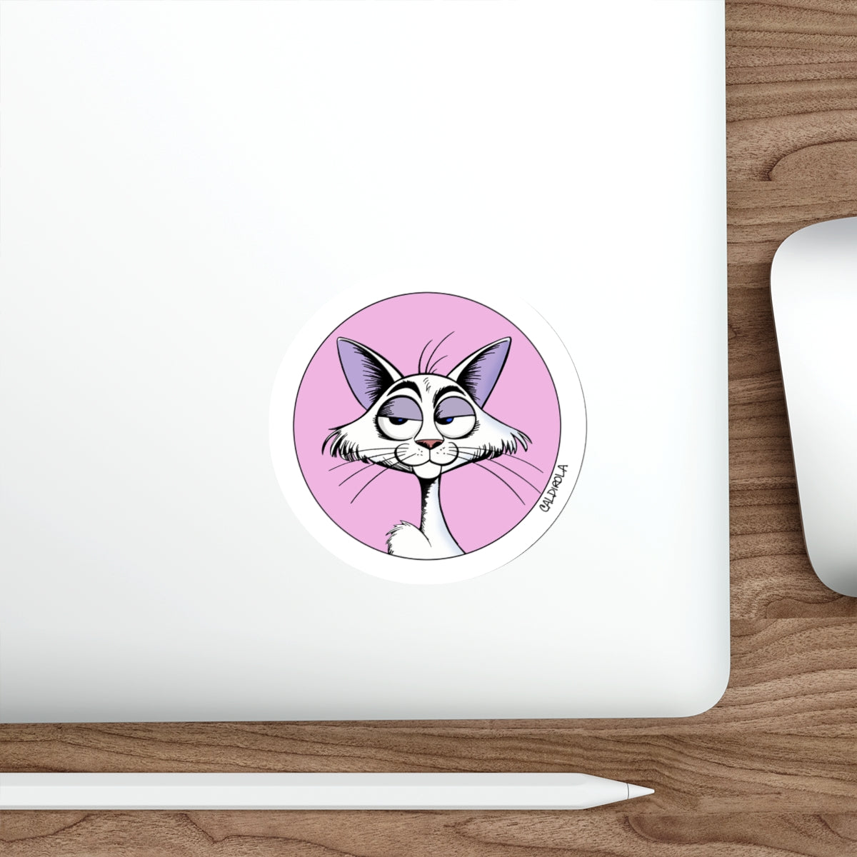 Katt – Katt Portrait – Die-Cut Sticker (3x3)