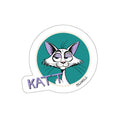 Katt  - Sticker – Attitude Cat Decal (5x5)