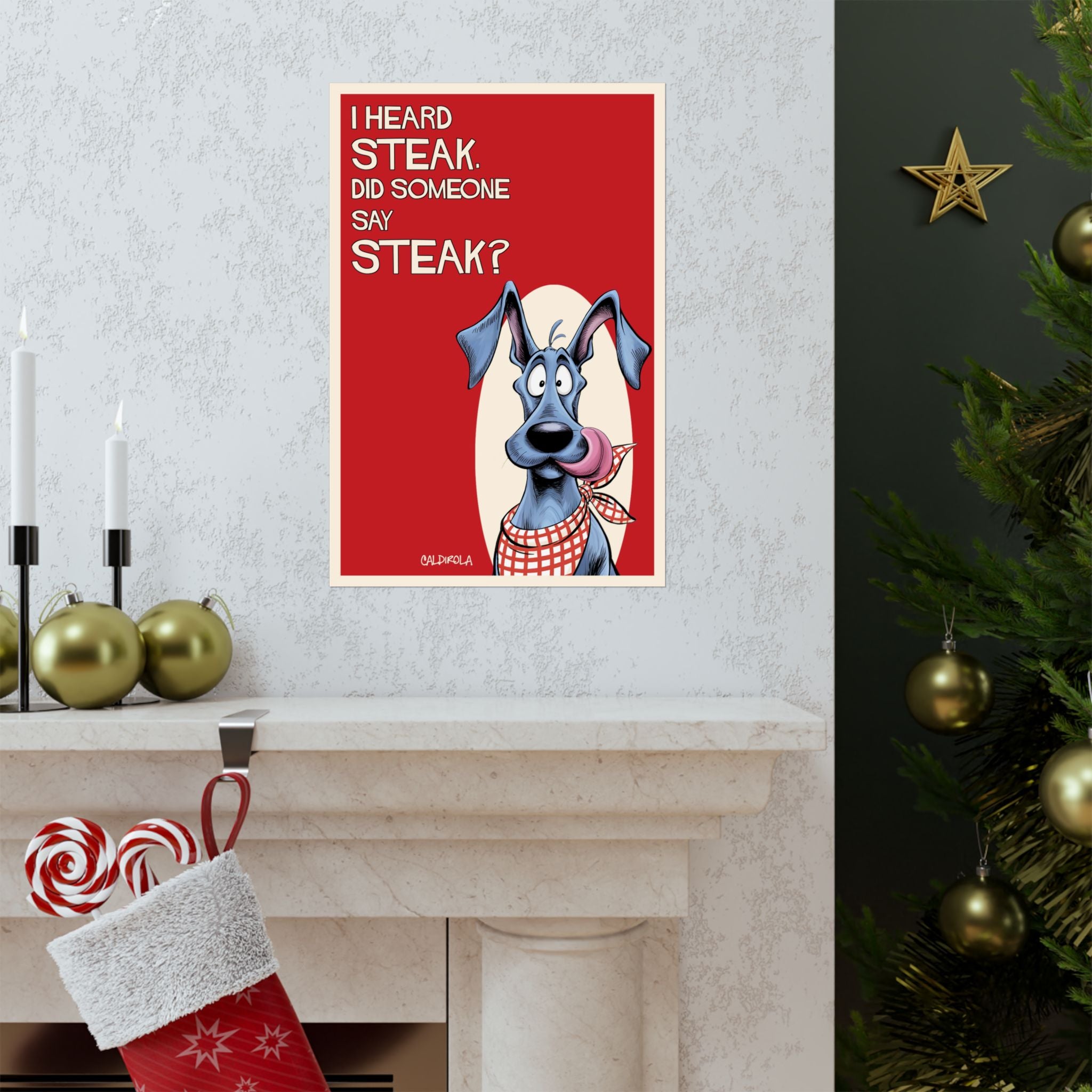 Dane - I Heard Steak Poster