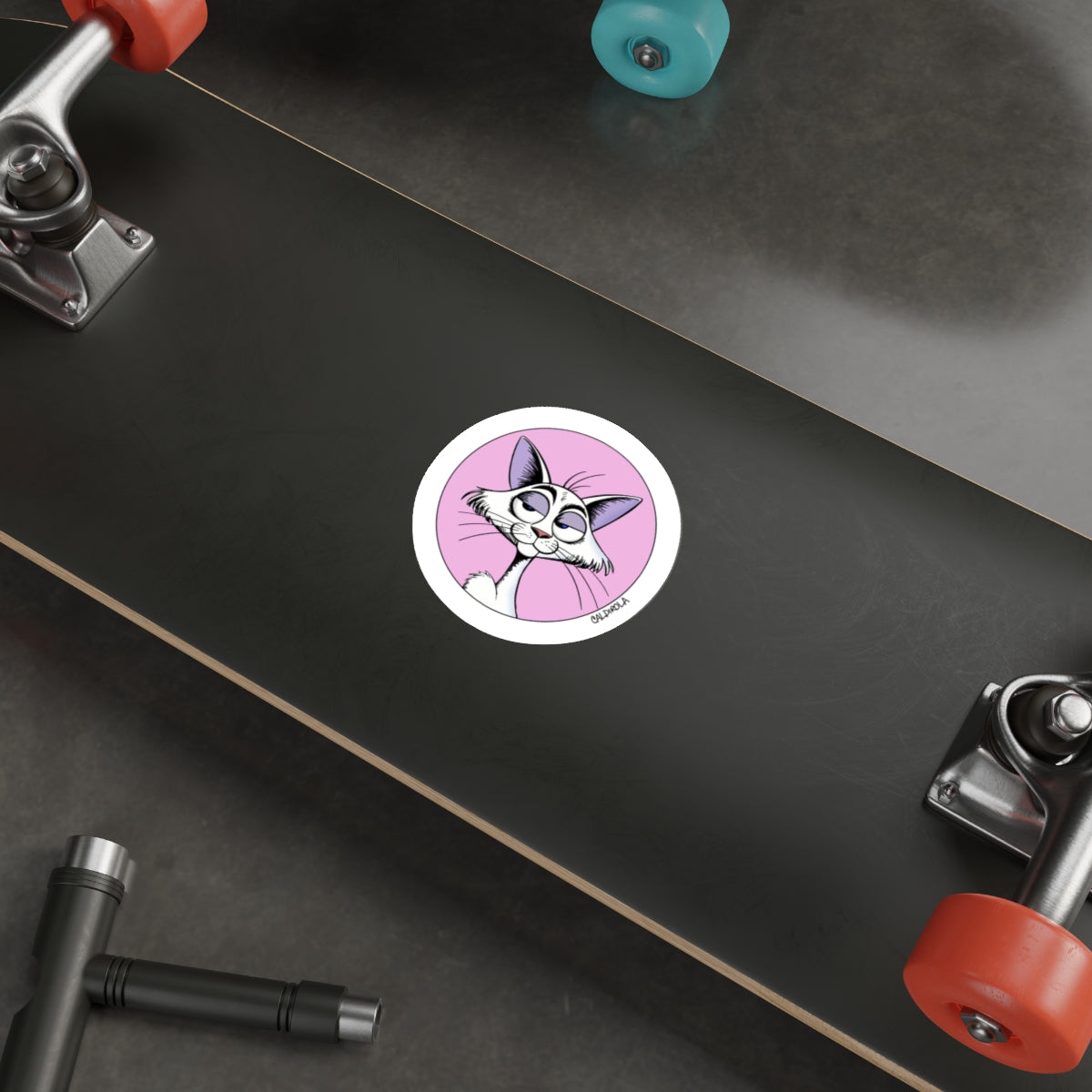Katt – Katt Portrait – Die-Cut Sticker (3x3)