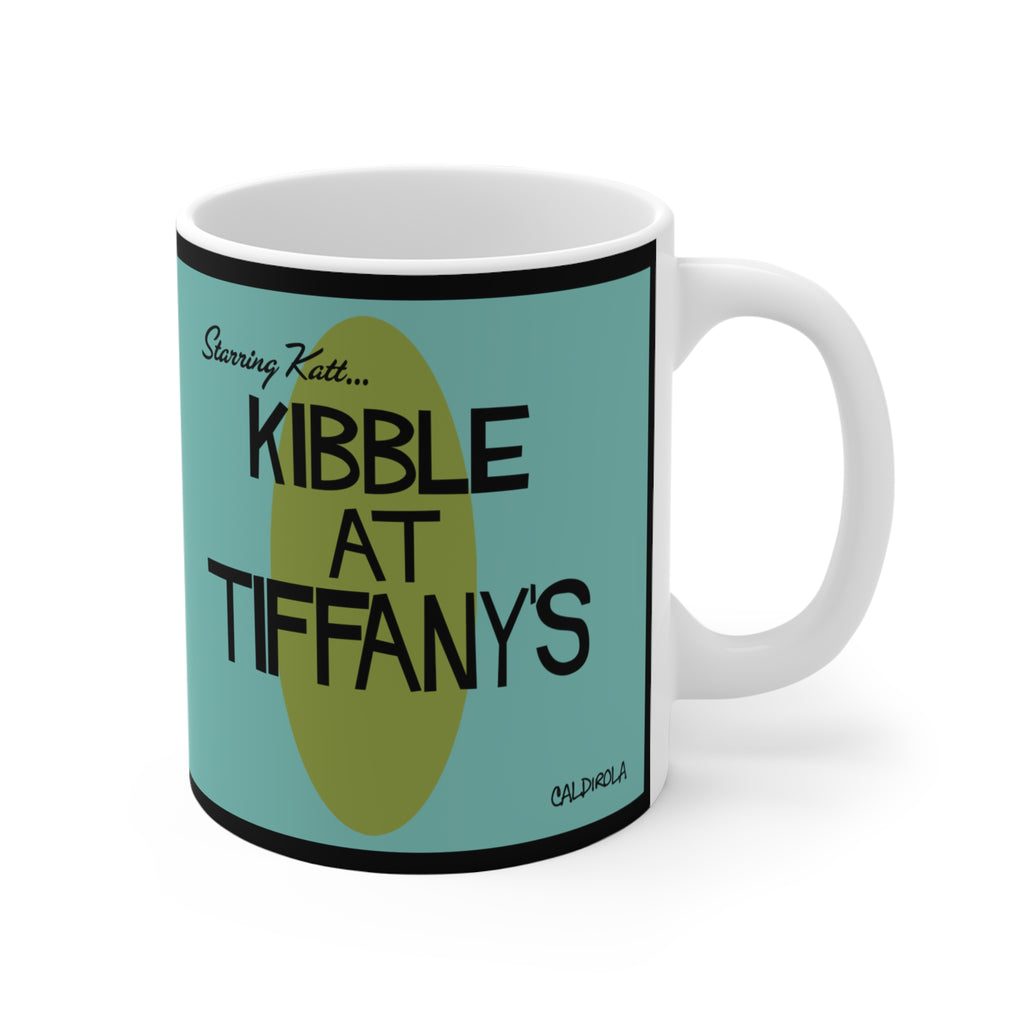 Kibble at Tiffany's – Katt Coffee Mug
