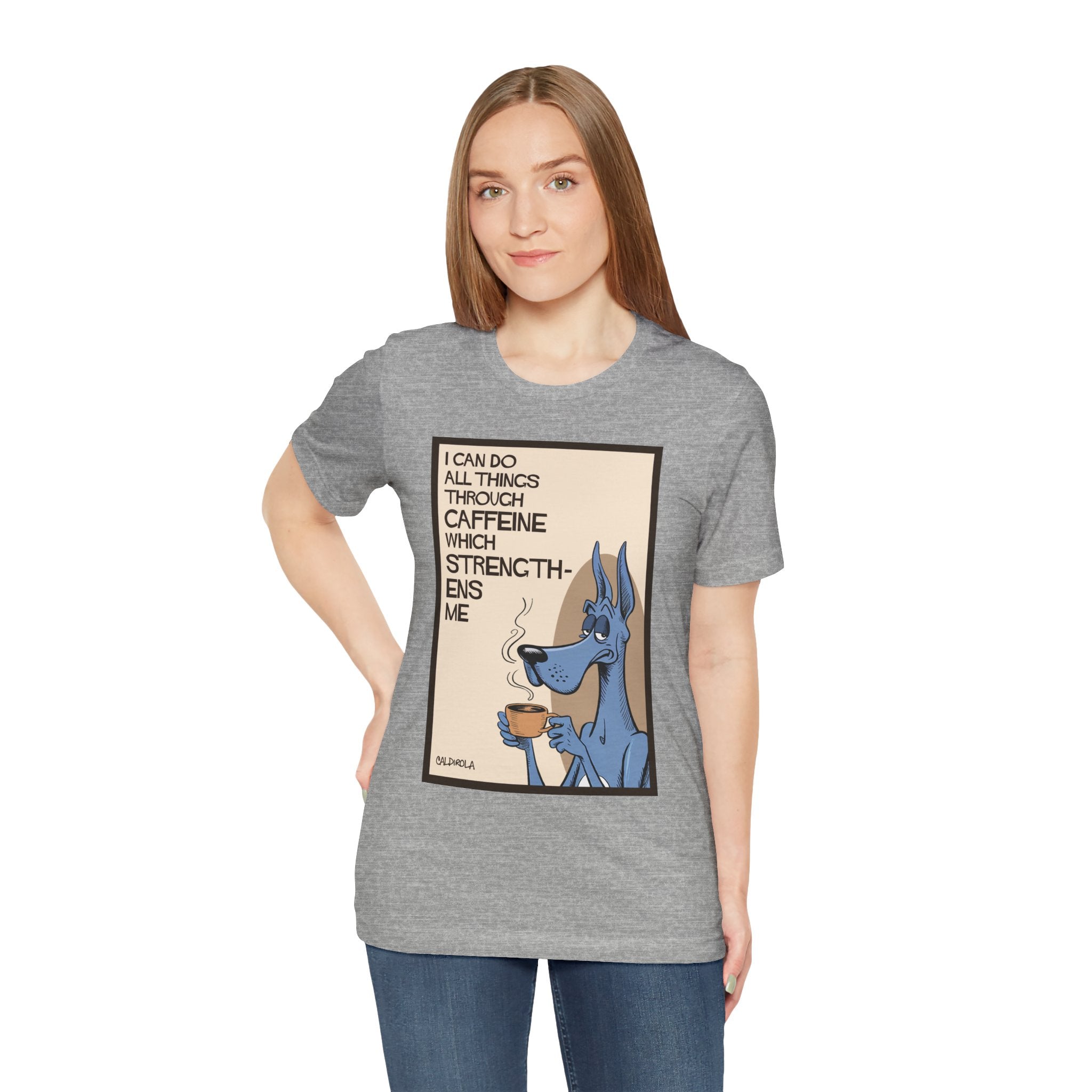 Dane - I Can Do All Things Through Caffeine Tee