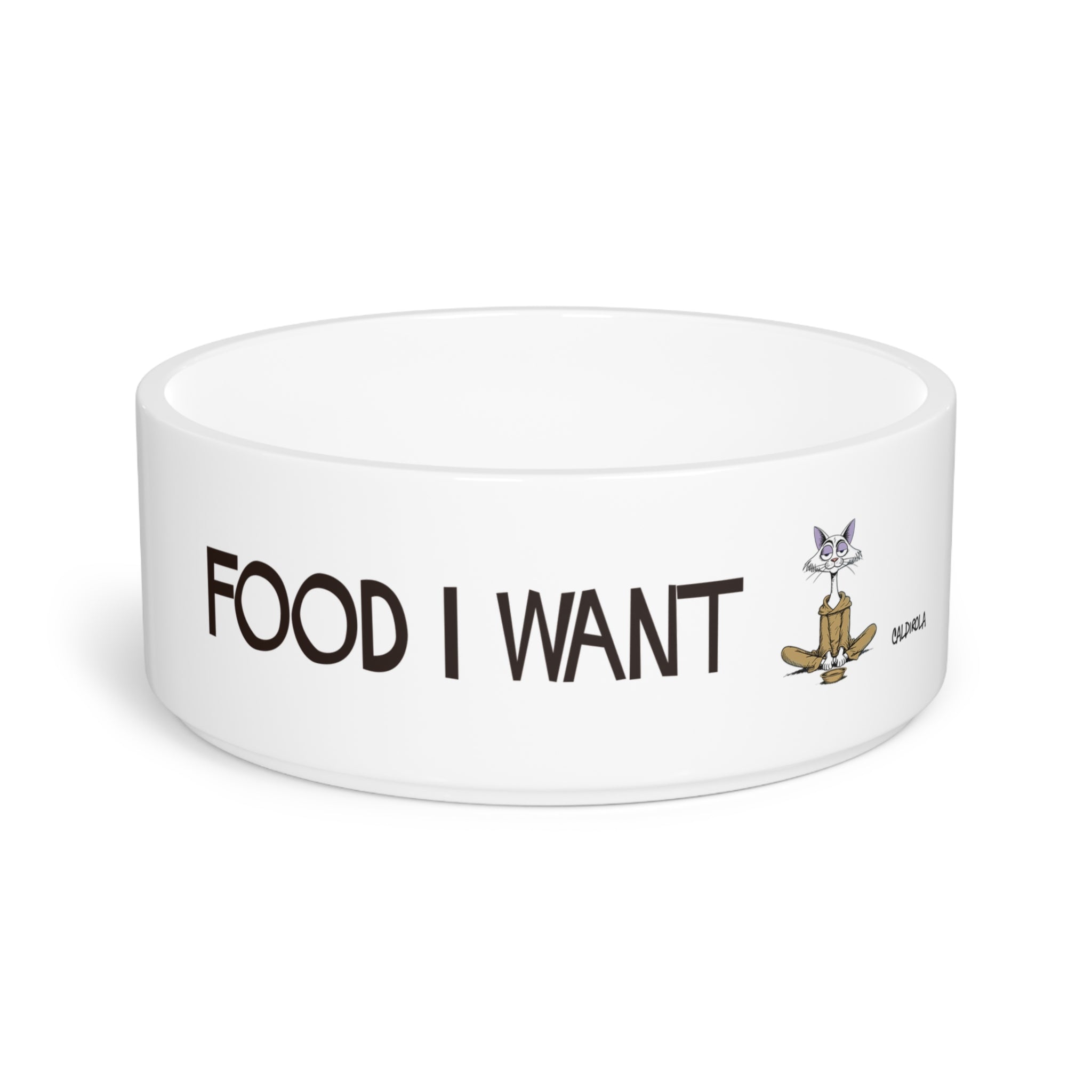 Katt - Food I Want - Funny Cat Bowl