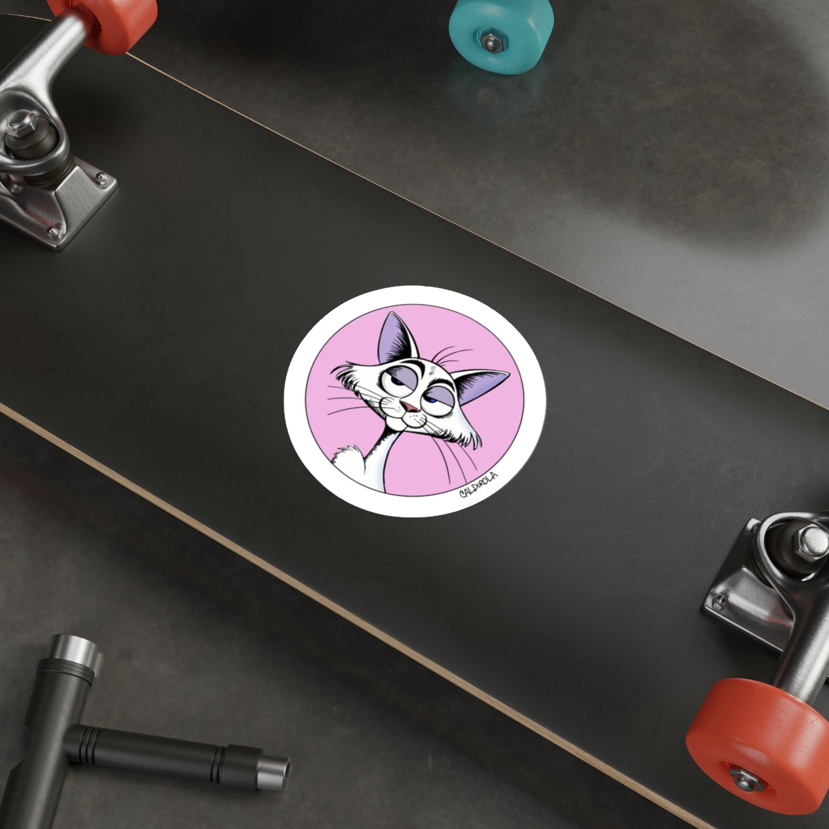 Katt – Katt Portrait – Die-Cut Sticker (5x5)