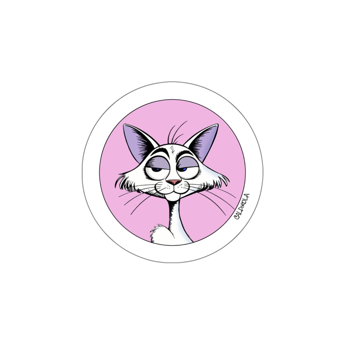 Katt – Katt Portrait – Die-Cut Sticker (3x3)