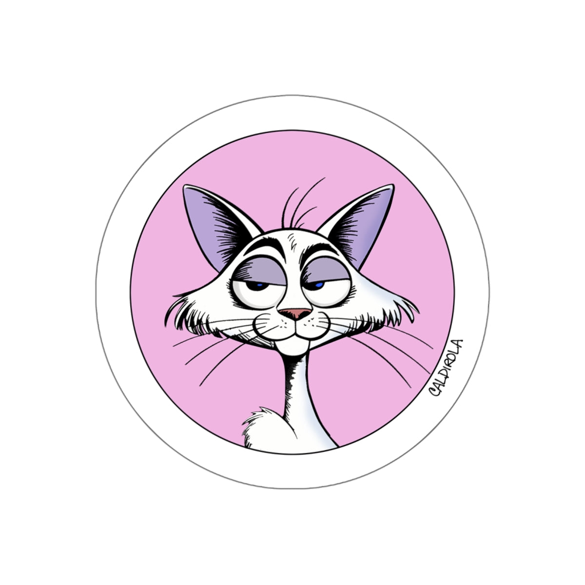 Katt – Katt Portrait – Die-Cut Sticker (5x5)