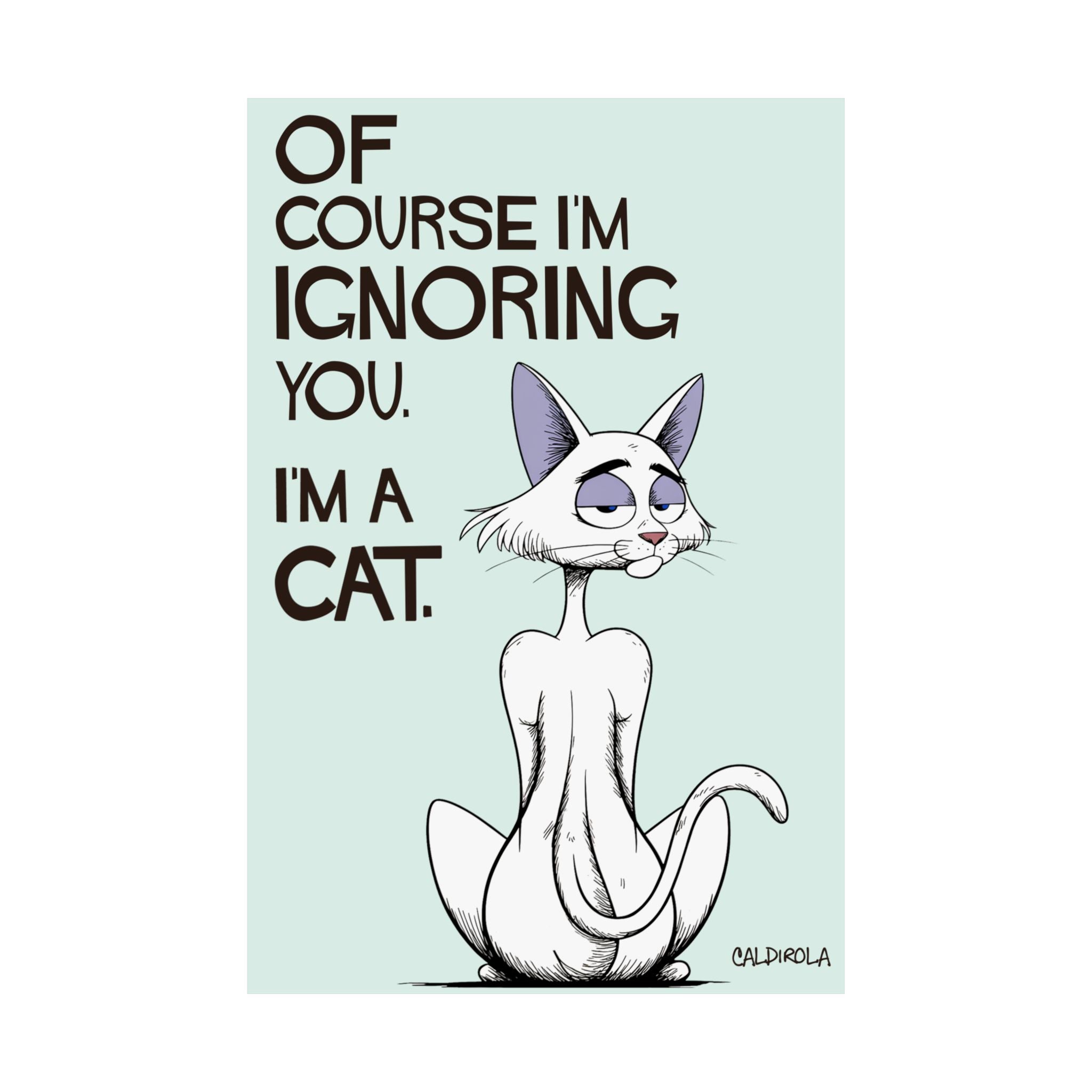 Katt - Of Course I'm Ignoring You Poster