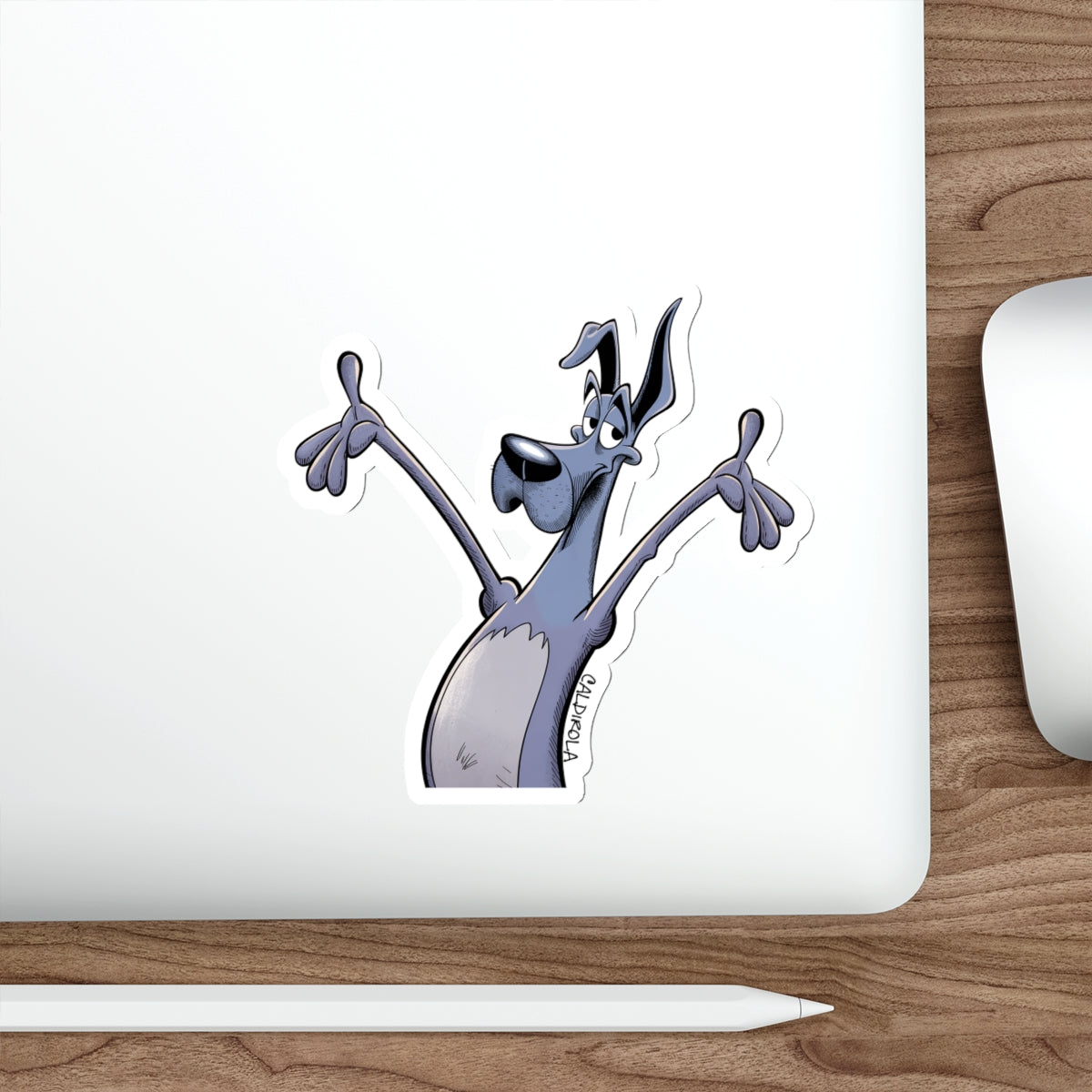 Dane – Happy Dane –Sticker (5x5 Funny Dog Decal)
